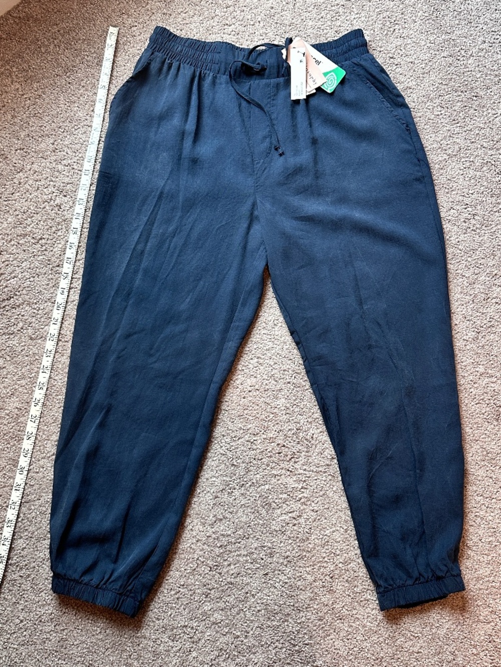 NWT Philosophy Women's Petite Pull On Tie Waist Jogger Pants